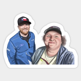 Tiffany Goes to Nascar Sticker